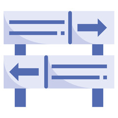 DIRECTIONS flat icon,linear,outline,graphic,illustration