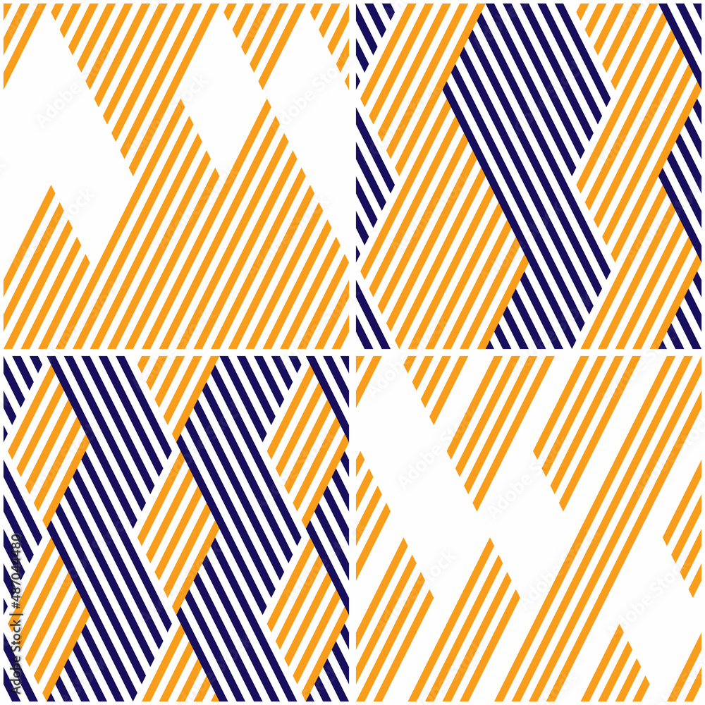 Poster 4 different vector patterns in the same package(eps). one pattern is paid and 3 are free (white divi