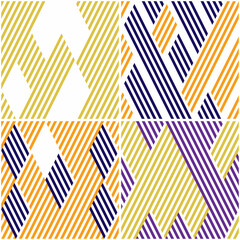 4 different vector patterns in the same package(eps). One pattern is paid and 3 are free (white dividing lines)