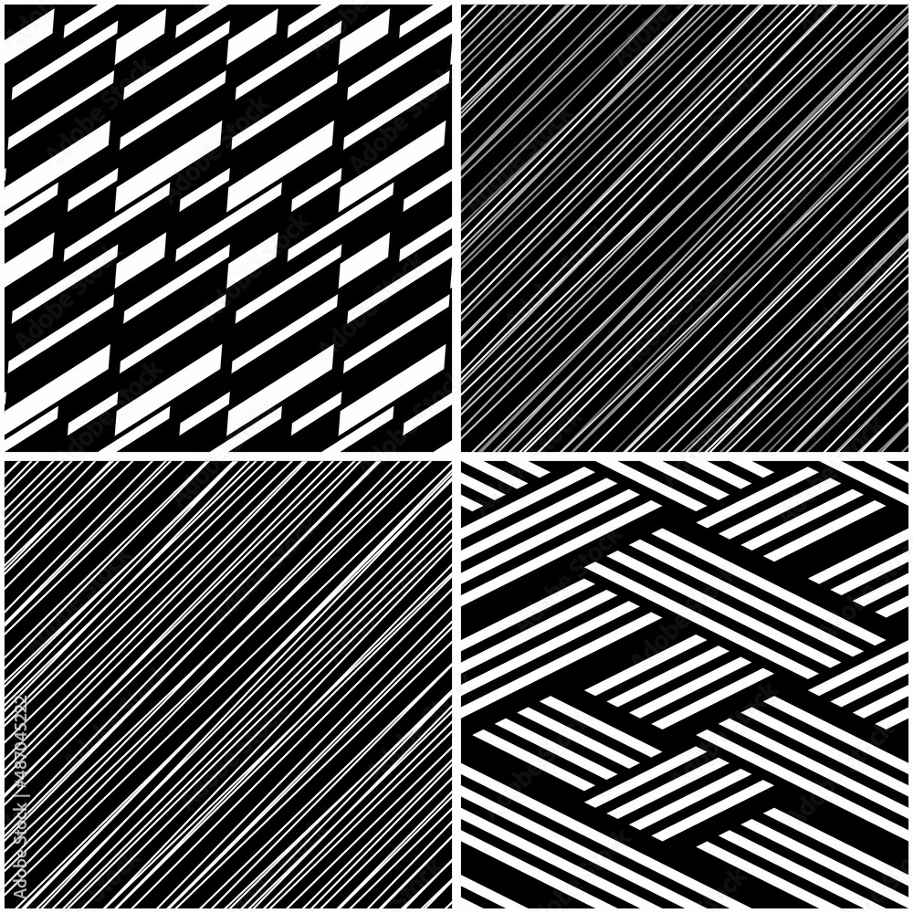 Poster 4 different vector patterns in the same package(eps). one pattern is paid and 3 are free (white divi