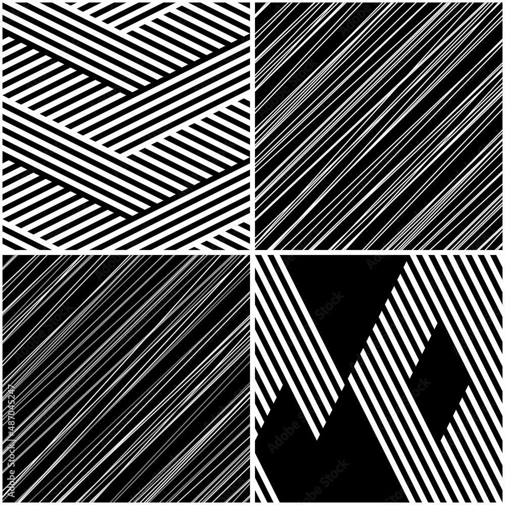 Poster 4 different vector patterns in the same package(eps). one pattern is paid and 3 are free (white divi