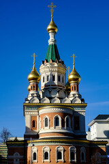 Fototapeta na wymiar russian orthodox chruch in the 3rd district of vienna
