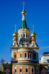 Fototapeta na wymiar russian orthodox chruch in the 3rd district of vienna