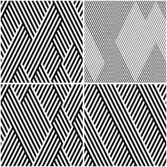 4 different vector patterns in the same package(eps). One pattern is paid and 3 are free (white dividing lines)