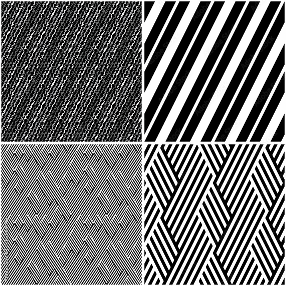 Poster 4 different vector patterns in the same package(eps). one pattern is paid and 3 are free (white divi