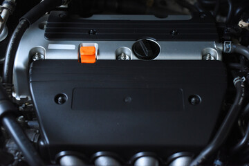 Engine oil check point inside