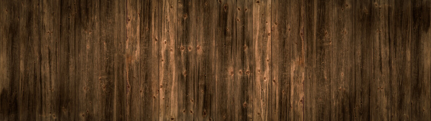 old brown rustic dark wooden texture - wood timber background panorama long banner..