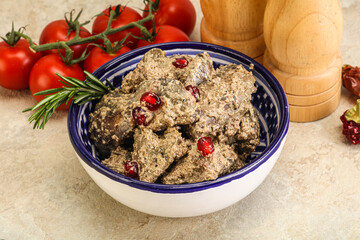 Chicken Liver with cream sauce