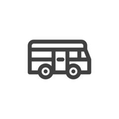 Bus line icon
