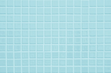 Blue pastel ceramic wall and floor tiles mosaic abstract background. Design geometric wallpaper texture decoration.