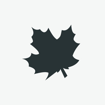 Leaf icon vector isolated. Tree, plant, green symbol