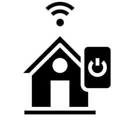 HOUSE glyph icon,linear,outline,graphic,illustration