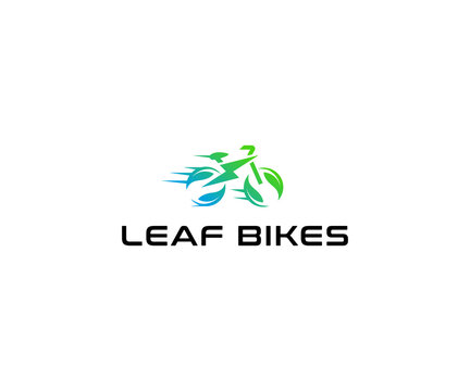 E Bikes Logo Design Template Vector Graphic Branding Element.