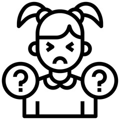 DEMENTIA line icon,linear,outline,graphic,illustration