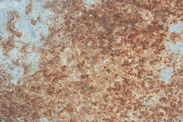 Panoramic grunge rust metal texture, rust and oxidized metal background.High quality old metal steel panel.