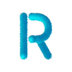 ベクター柔らかいふわふわアルファベット