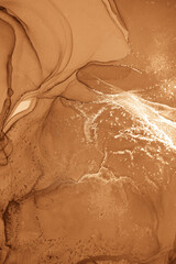 Alcohol ink liquid painting background. Watercolor or alcohol ink fluid stains and splashes pattern.