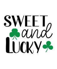 St Patrick's Day SVG Bundle, Lucky svg, Irish svg, St Patrick's Day Quotes, Shamrock svg, Clover svg, Cut File