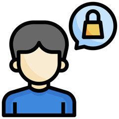 PURCHASE filled outline icon,linear,outline,graphic,illustration