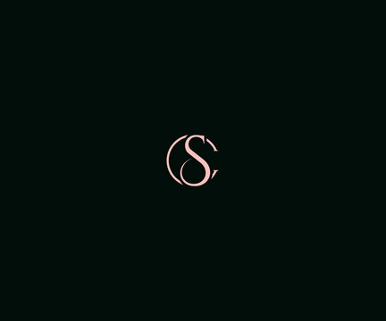 CS, SC, OS, SO, S Letter logo design Template vector symbol. Icon Letter CS, SC, OS, SO, S vector illustration