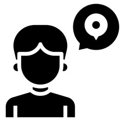 LOCATION glyph icon,linear,outline,graphic,illustration