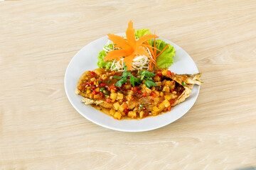 Three Flavoured Deep-fried Fish