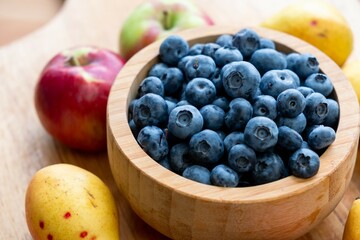 Food healthy blueberry berry organic. dessert delicious