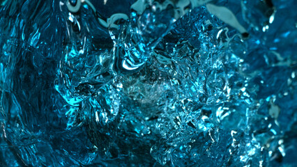 Fototapeta na wymiar Abstract twister shape of water splash.