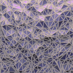 Modern template for decorative design. Light triangular crystalline background. 3d rendering digital illustration
