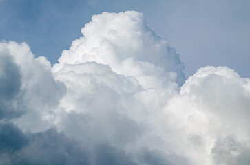 Naklejka na ściany i meble Beautiful clouds on a background of blue sky
