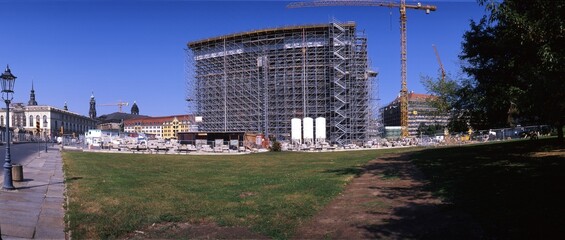 Dresden, Baustelle Frauenkirche