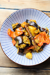 Indian curry with aubergine