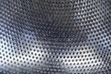 Metal texture with multiple wholes - background