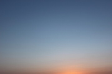 グラデーションの空の色！SDGs自然の光