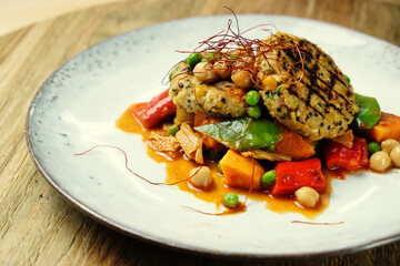 Vegetarian burger
