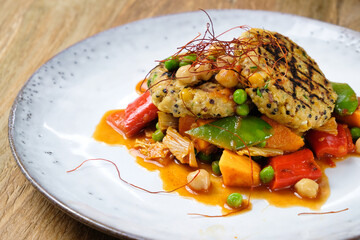 Vegetarian burger