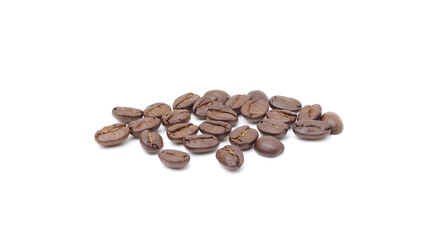 coffee beans isolated on white