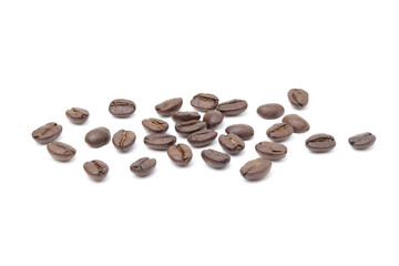 coffee beans on white background
