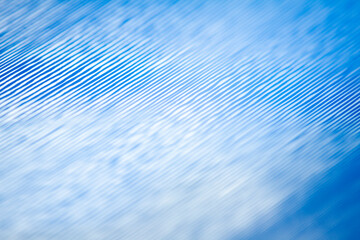 Macro shot of blue vinyl record