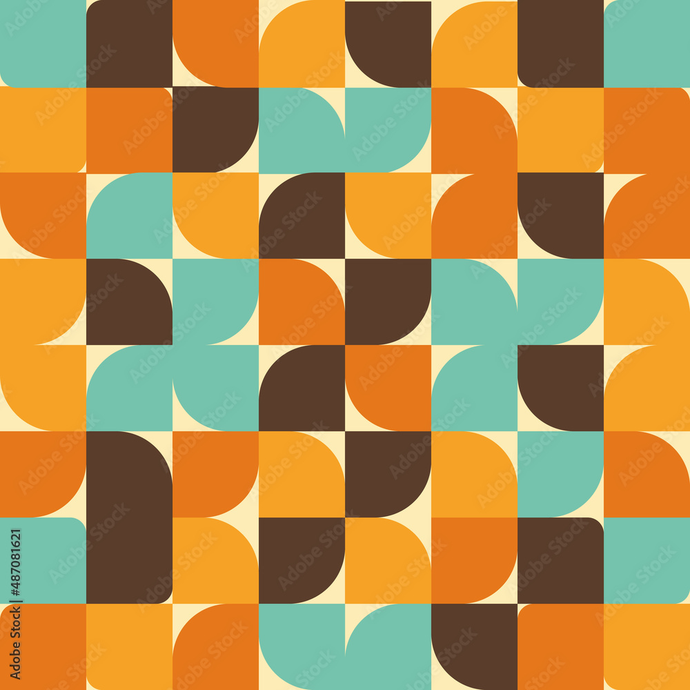 Poster seamless surface pattern design with herringbone motif. repeated chevrons wallpaper. zigzag lines. j