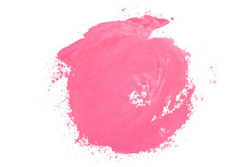 abstract acrylic watercolor paint brush stroke texture isolated on white background for logo and banner. design, creative, and illustration.