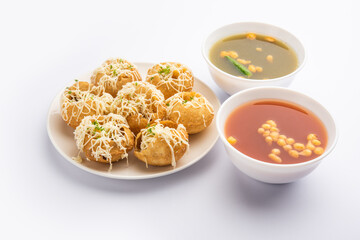 Cheese panipuri or puchka © StockImageFactory