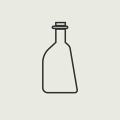 Bottle vector icon illustration sign