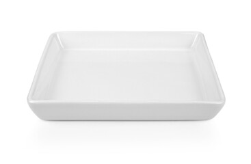 Square Plate on white background.