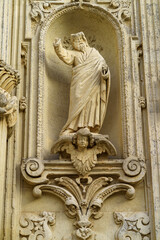 Lecce, Apulia, Italy: historic buildings in the cathedral square
