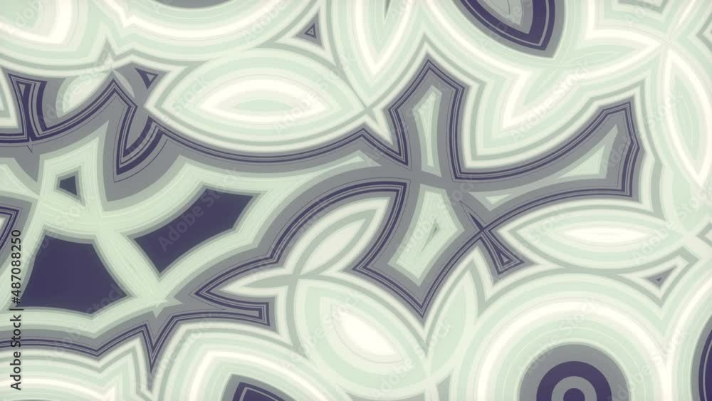 Fototapete abstract background of randomly placed geometric shapes 3d render loop animation