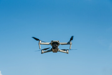 drone. Drone in the air. Aerial video. To fly.