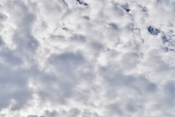 Beatiful blue sky with clouds on a sunny day