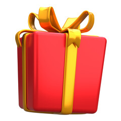 3d rendering gift box icon isolated. Suitable for e-commerce or shopping promo illustration