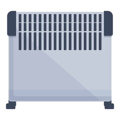 Heat convector icon cartoon vector. Heater electric. Room panel